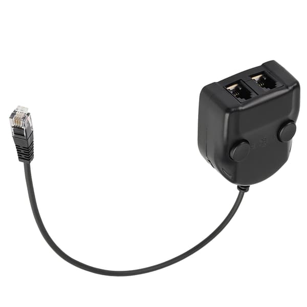 Kristallheadset Telefon Träningsbox Splitteradapter Volymkontroll Intelligent Ljud Stängd
