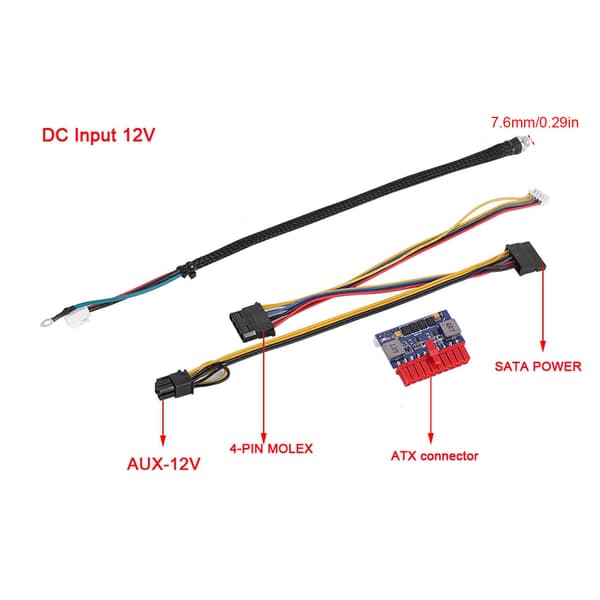 90W DC-ATX strømforsyning DC-indgang 20-benet strømmodul til Mini & HTPC-computer POS-maskine