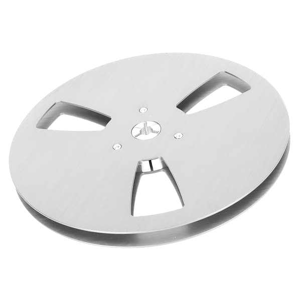 1/4 7 tommer tom båndspole aluminiumslegering 3-hullers åbningsmaskindel åbner tom plade til TEAC sølv