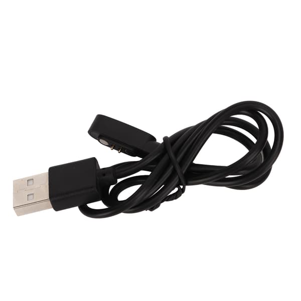 Ur magnetisk opladerkabel 2-benet Smartwatch-oplader til kopformet juicer sort 2P/WK2.5-9mm