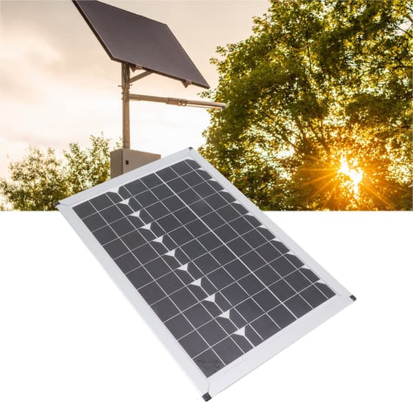 100W Solpanel Kit Monokrystallinsk Solcellemodul med Vandtæt 20A 12V 24V Controller til Bilcamping