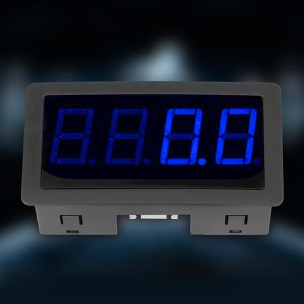 4 Digital LED Tachometer RPM Speed Meter Hall Nærhedskontakt Sensor NPN (Blå)