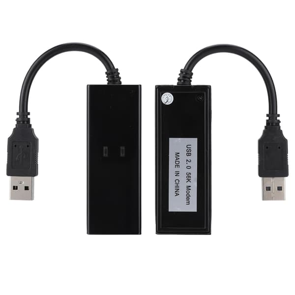 USB 56K Ekstern Dial Up Voice Fax Data Modem Passer til Win7 Win8 Win10 XP