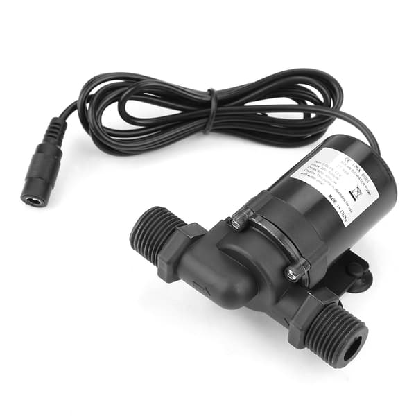 Mini DC børsteløs vandpumpe til solvandvarmer 12V 0-80℃