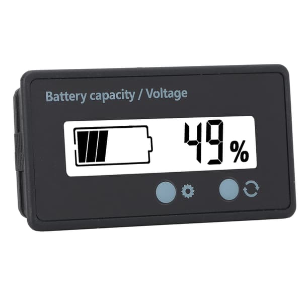GY-6GS PCB HTN Vattentät Batterikapacitetsmätare LCD-display 12-84V Vit
