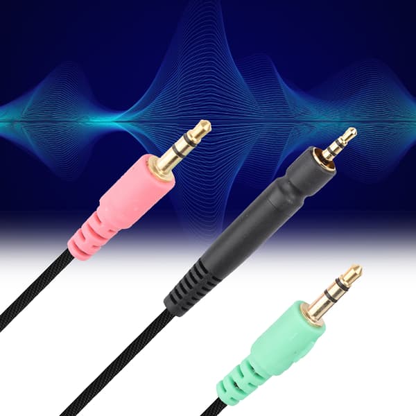 Gaming-hovedtelefonkabel til Sennheiser G4ME ONE / PC 373D / PC37X GSP350 / 500 / 600 PC-version
