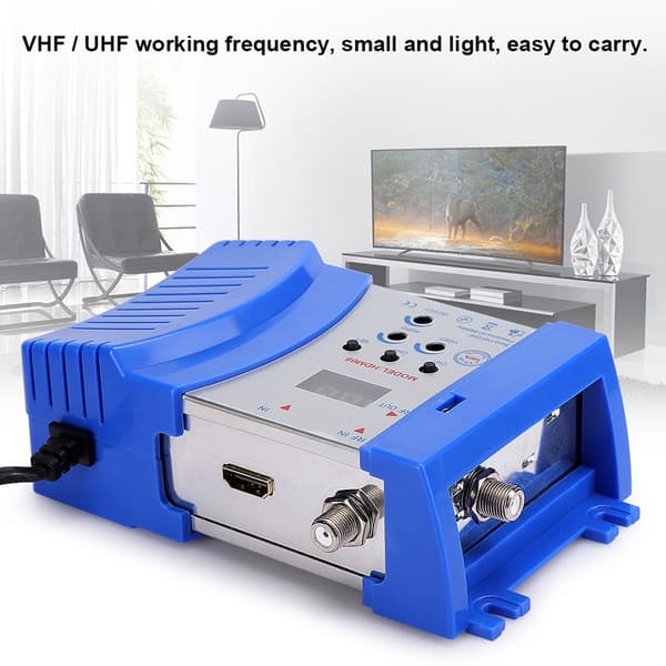 HD Modulator HDM68 Analog High Definition Multimedia Interface RF VHF / UHF Frekvens Computertilbehør EU-stik 100-240V