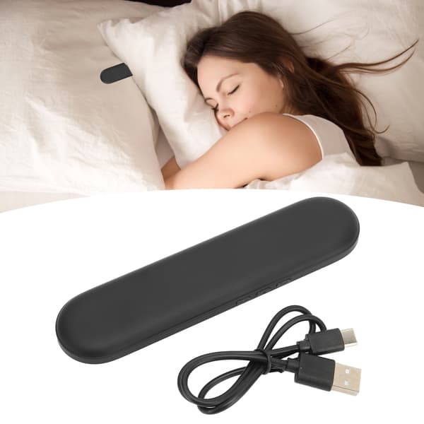 Bluetooth Pudebøjttaler Bærbar Mini Knogleledning Sovende Højttaler med Stereo Bas til Dyb Søvn Sort