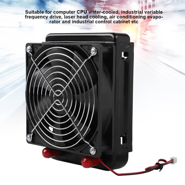 120MM Computer CPU Vandkøling Køler Varmerække Radiator med Blæser 10 Rør