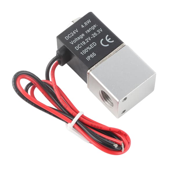 24V DC snabb respons elektrisk magnetventil 2 positioner 2-vägs luftvattenolja G1/4