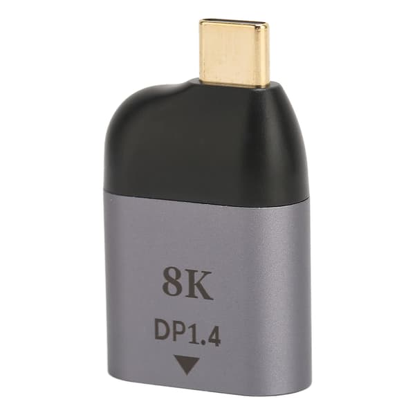 USB C til Display Port Adapter 8K 60Hz Høj Opløsning Kompakt Bærbar USB C til DP Adapter til Windows PC