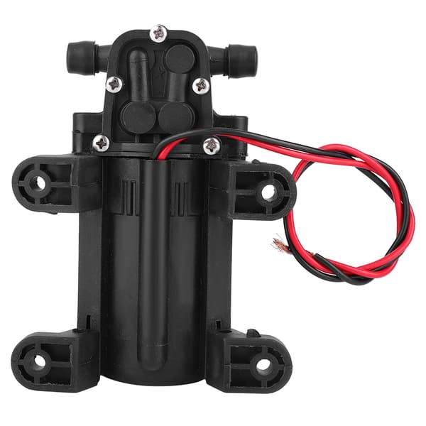 12V Mini Membranvattenpump, Plast, 0.48MPa, 3.5L/Min, Bärbar