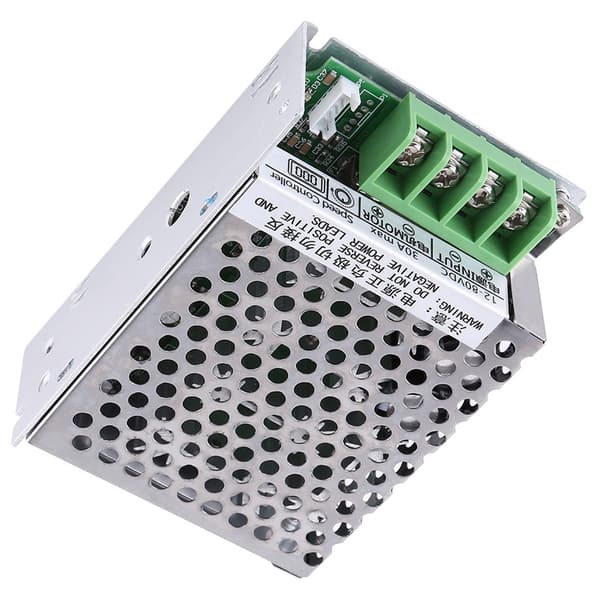 12-80V DC 30A PWM Motorhastighetsregulator, Digital Display, Variabel Styrenhet