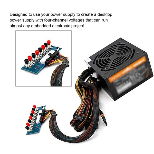 XH-M229 24-bens ATX-port strømindikator strømafbryder til computerprojekter indlejrede systemer