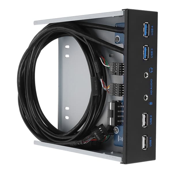 USB 3.0 + USB 2.0 19PIN HD Audio förlängningsfrontpanel