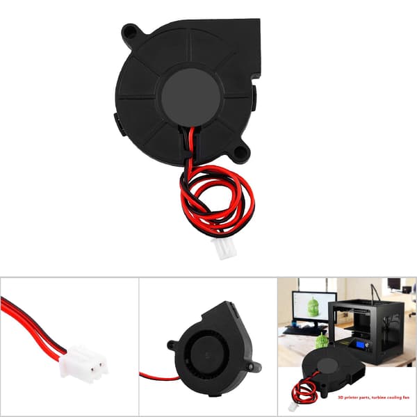 50*15mm Blæser Radial Køleventilator Turbofan Køler Kit Tilbehør til 3D Printer DC 12V