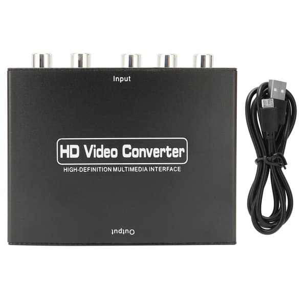HD Multimedia Interface till 1080P YPbPr Komponent Videoomvandlaradapter för DVD-skärm