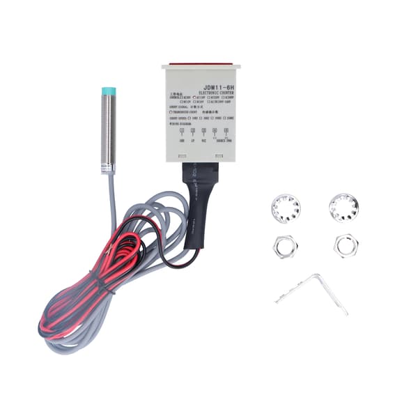 Digital Elektronisk Tæller Metal Kontaktsensor Panel Nulstil JDM11-6H DC12-24V