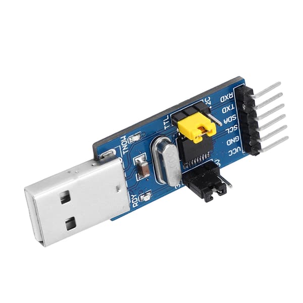 USB-I2C/UART TTL-sarjamuunninsovitinmoduuli hyppyjohdoilla