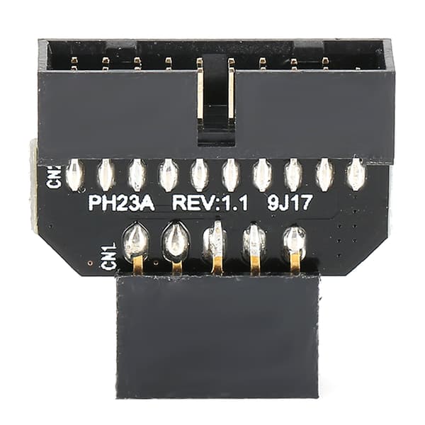 PH23A Moderkort USB 2.0 9Pin till USB 3.0 19P Plugin-kontaktadapter (PH23A)