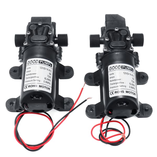12V Högtrycks Automatisk Membranvattenpump Självsugande Pump Passar För Trädgårdsbil