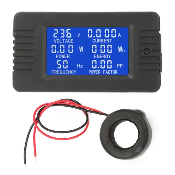 PEACEFAIR PZEM-022 AC-skærm, voltmeter-amperemeter, energimåler med 100A Split Core CT