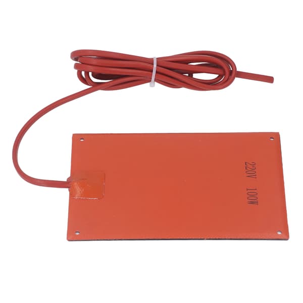 Motorvarmerpude Silikonegummi Bundkarvarmer 220V 100W til Vinter
