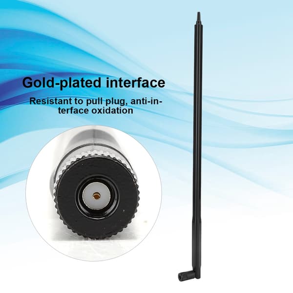 Omnidirektionel 16dBi Antenne 2400-2500MHz Frekvens Guldbelagt Interface Antenne