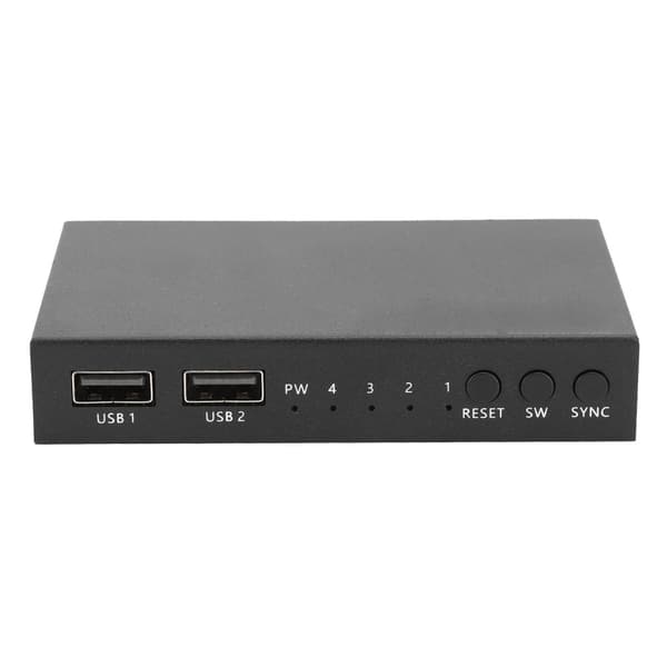 AM-KM402 USB2.0 Fyraportars tangentbords- och mussynkroniseringskontroller för Windows Linux