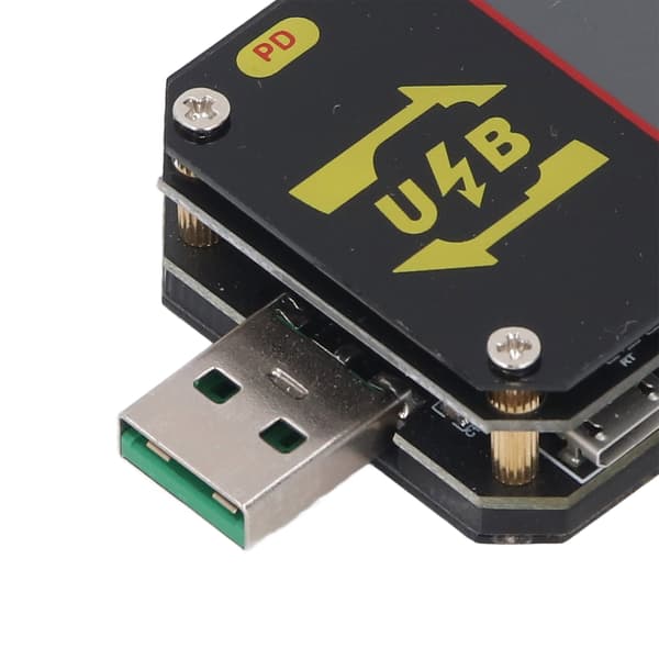 USB3.0 Tester, 1.44\" LCD Display Spænding & Strømmåler, Hurtig Opladningskapacitetsanalysator