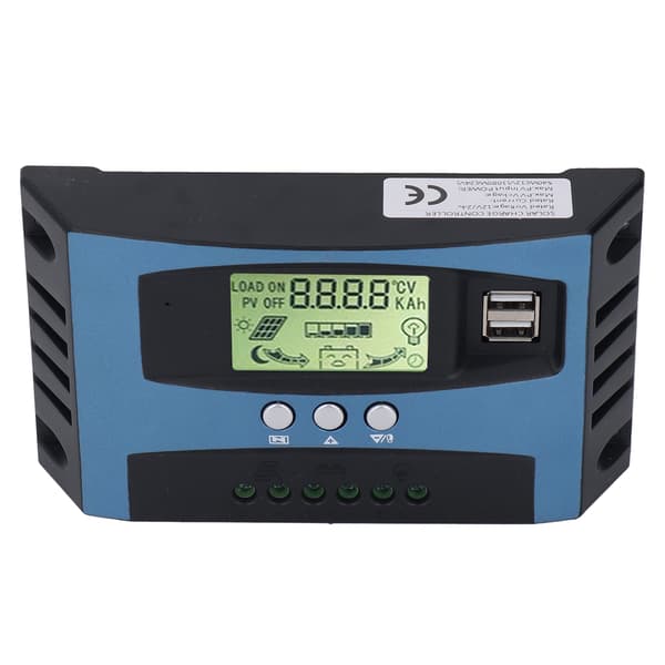 MPPT Solar Regulator 60A 12V/24V 3-faset Beskyttende Batterioplader Controller til Solpanel