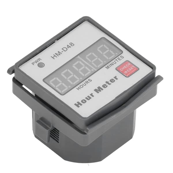 Timetæller Digital Display Timer ABS Måler 0‑999,99 Timer Tidsværktøj AC 220‑240V