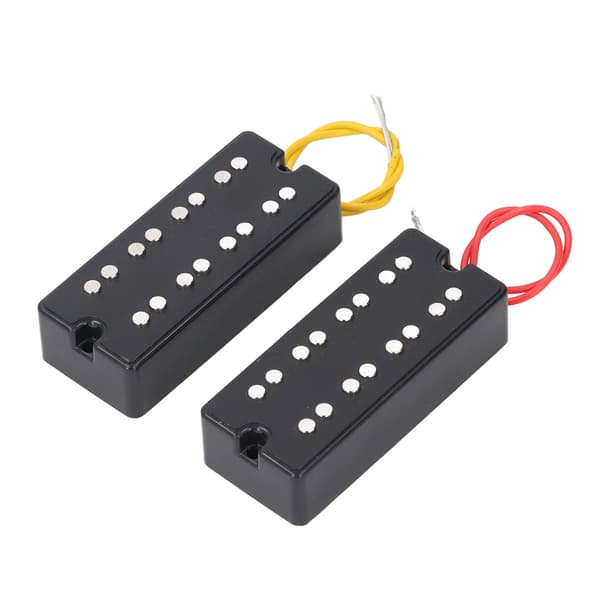 Humbucker Pickup Set Öppen Stil 2 Hål Dubbelspolig Pickup för 4-strängad Elbasgitarr
