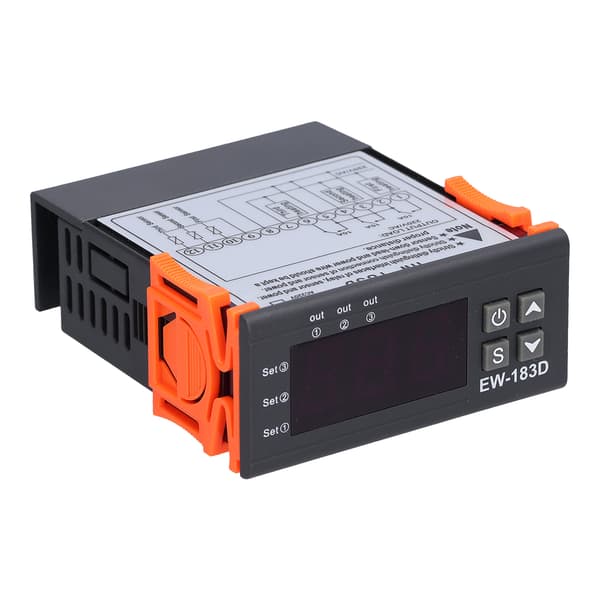 Digital LCD Termostat 220V HW-183D, Justerbar Temperaturregulator Controller