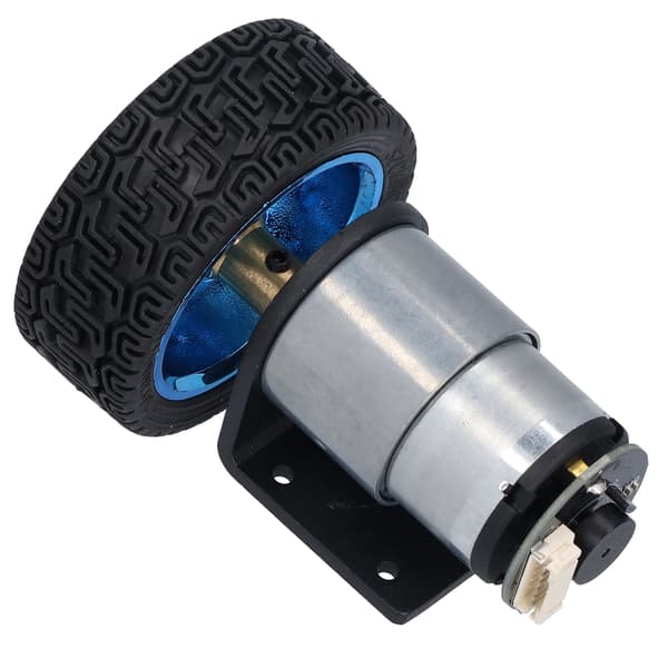 Encoder Motorsats Kit 6mm Axel med Monteringsfäste för Smart Bil Robot DIY DC6V JGB37‑52012RPM