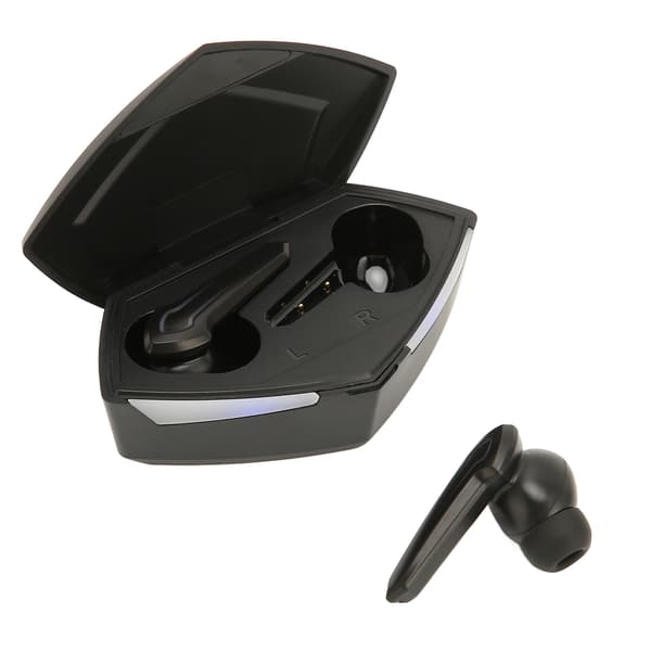 Gaming Earbuds Lav Latens Dual Modes Trådløse Bluetooth Gaming Hovedtelefoner med Mikrofon til Gaming Sort