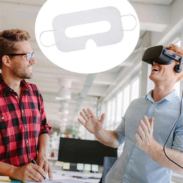 Engångs 3D VR Skyddsdynor Nonwoven Universell Ögonlapp för VR Engångs VR Ögonlappar