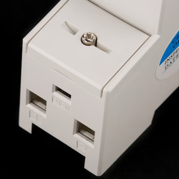 220V 10(40)A Digital enfas 2-tråds 2P DIN-skena KWh effektmätare