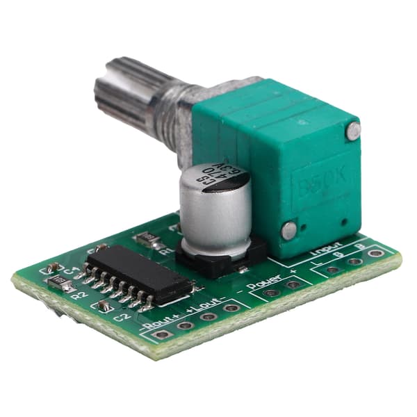 PAM8403 5V Mini Digital Effektforstærkerkortmodul med Switch USB-drevet 3W+3W