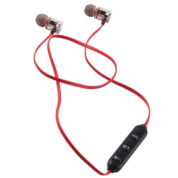 Magnet Trådløs Bluetooth Sportsøretelefon Headset Hovedtelefon til iPhone Android Guld