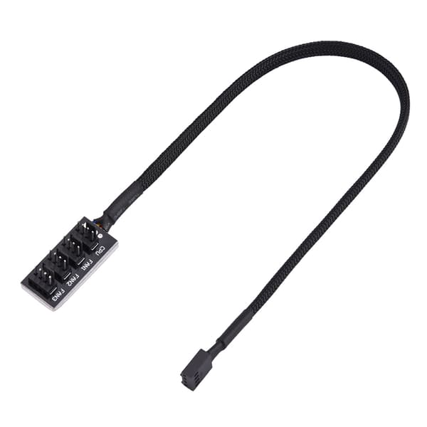 4-bens computer CPU/kabinetblæser strøm multi splitter stik kabeladapter