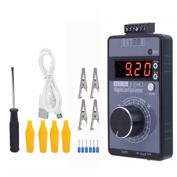 Håndholdt 0-10V 0-22mA Digital Spændingsstrøm Signalgenerator Transmitter Analog Simulator