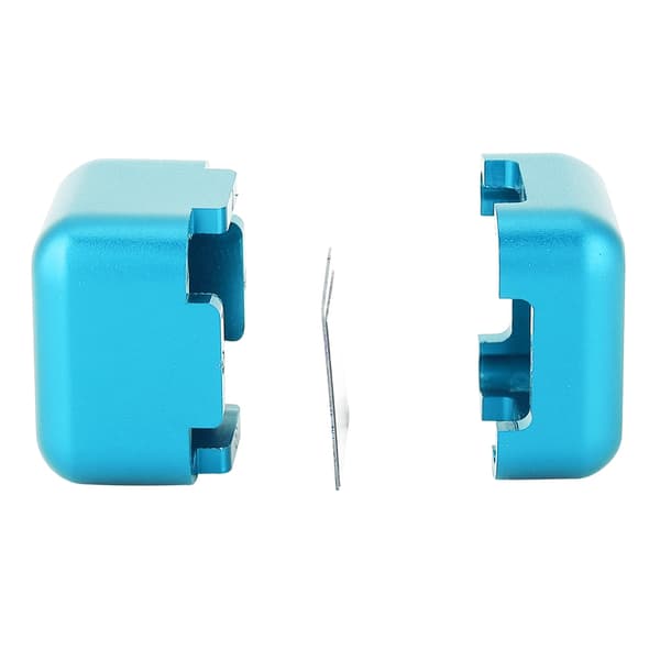 Bærbar Mini Magnetisk Kridtholder til Billardkø (Blå)