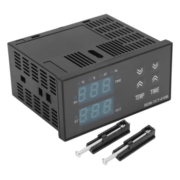 BERM Digital temperaturregulator Kit K-typ termostat 100-240V för värmepress