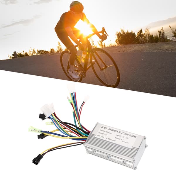 DC Motor Controller med ledningsnet Motor Controller Lithium Batteri til Elcykel 36V 48V 17A