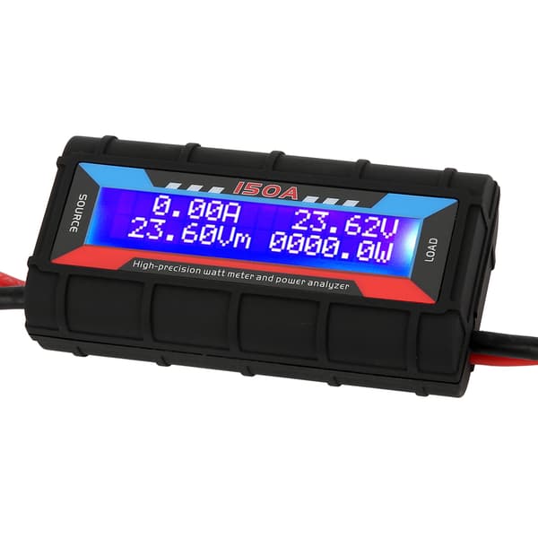 Wattmätare Strömanalysator LCD Digital Voltmeter Amperemeter 150A RC Flygplanstestare