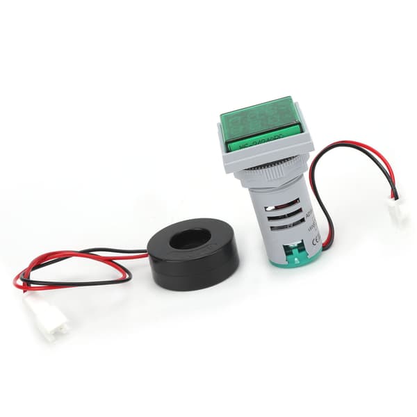 2i1 Volt Amp Meter AD16-22FVA, AC Spændingsstrømstester, Grøn LED-indikator