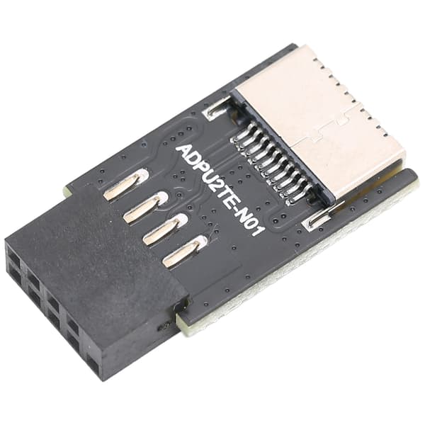 USB2.0 till Typ E USB2.0 9PIN till Typ C Front Typ E 20 Pin Hållbar Metall Plast USB2.0 Hona till Typ E