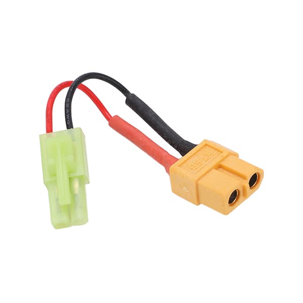 6 cm XT60 hanstik til Tamiya hanstik adapterkabel til RC Lipo batterioplader