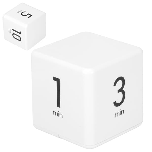 Tyngdekraftssensor Terning Timer Display Tidsstyring til Hjemmekøkken Skolekontor 1-3-5-10 Minutter